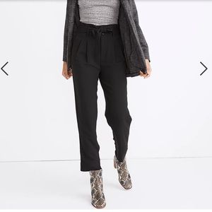 Madewell- Petite Drapey Paperbag Pants